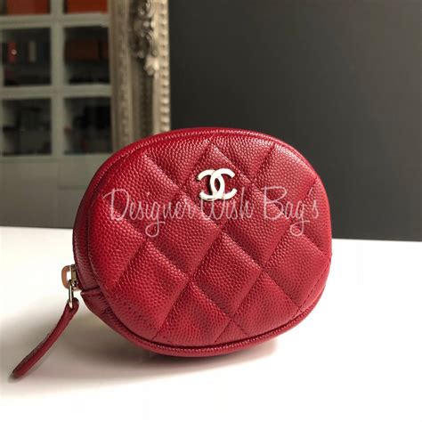 red chanel coin purse|Chanel casino coin purse.